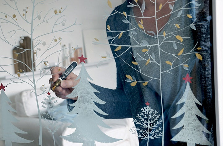 Sada křídových fixů KREUL snow - 4 ks