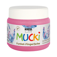 Zářící prstové barvy 150 ml MUCKI