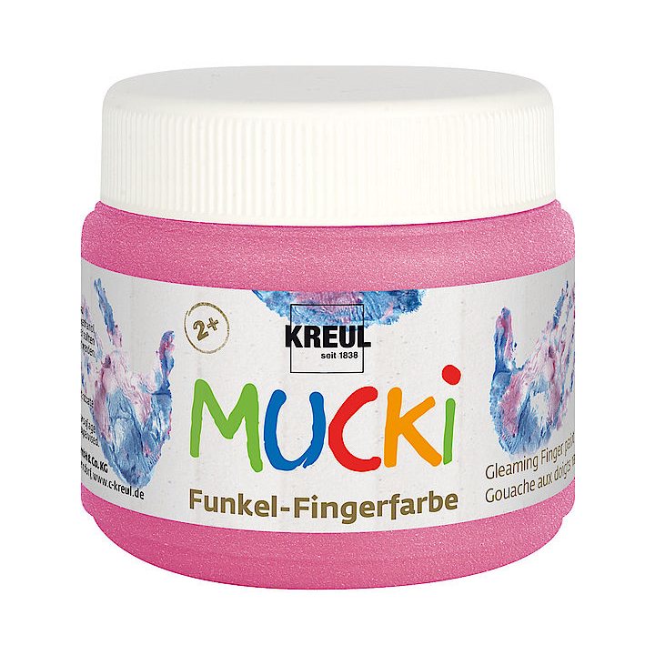Zářící prstové barvy 150 ml MUCKI