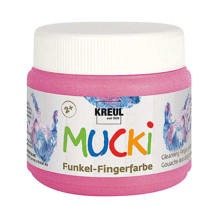 Zářící prstové barvy 150 ml MUCKI