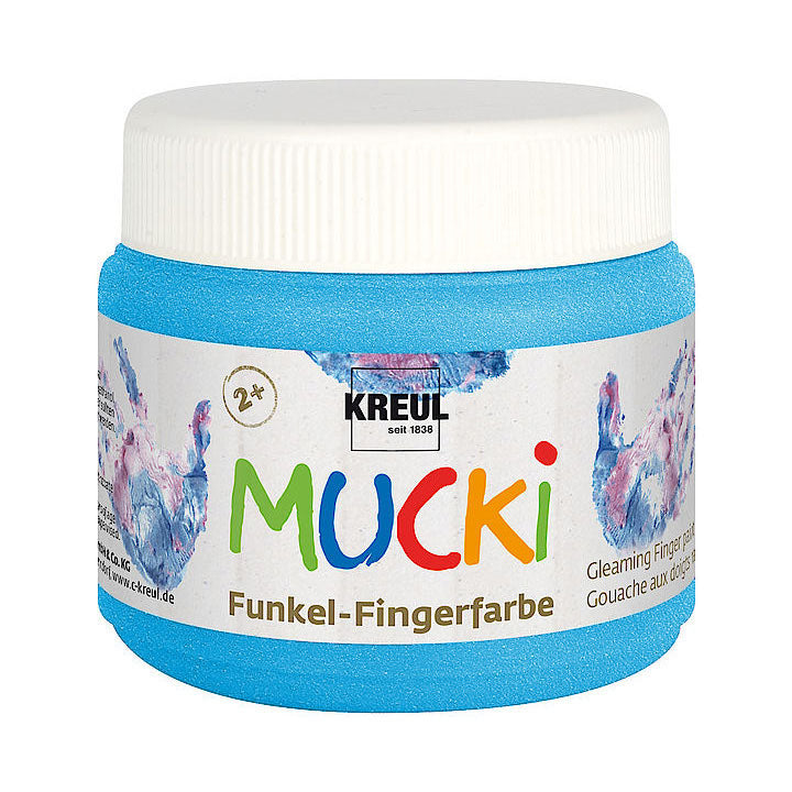 Zářící prstové barvy 150 ml MUCKI
