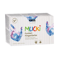 Lesklé dětské prstové barvy MUCKI