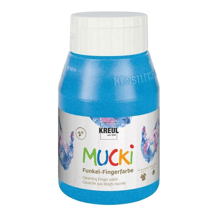 Lesklé dětské prstové barvy MUCKI 500 ml