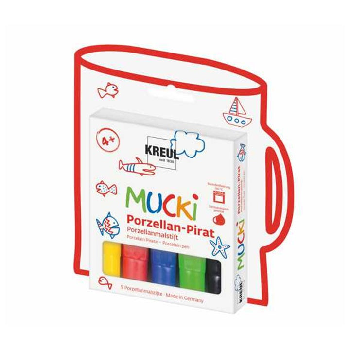 Fixy na porcelán MUCKI KREUL 5 ks