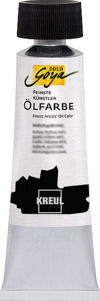 Olejová barva Finest Artists Solo Goya 55 ml – Slonovinově černá