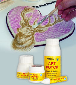 Lak a lepidlo na ubrouskovou techniku HOBBY Line ART POTCH - 150 ml / 250 ml