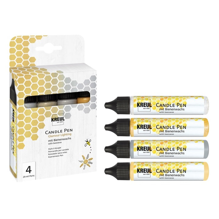Pera na svíčky KREUL - sada glamour 4 x 29 ml