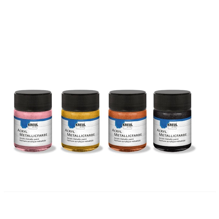 Akrylové barvy KREUL METALLIC 50 ml