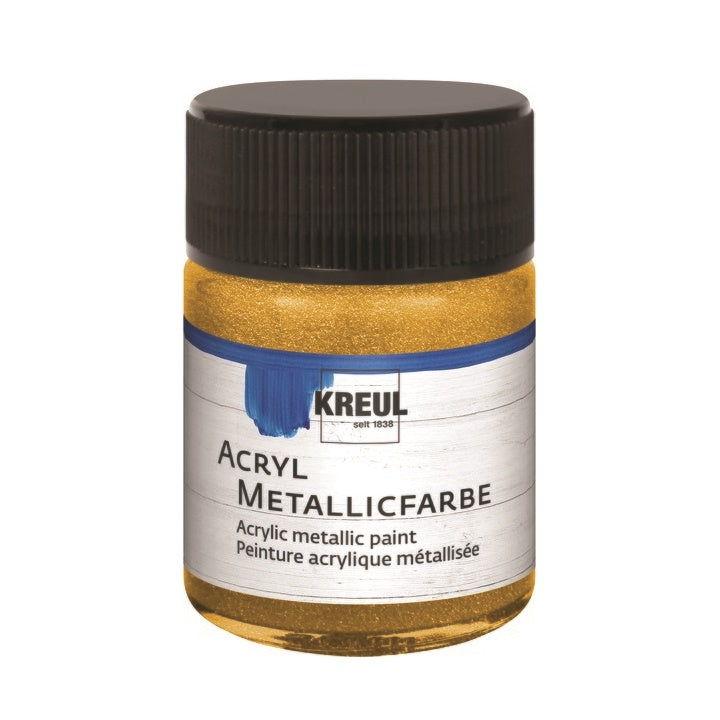 Akrylové barvy KREUL METALLIC 50 ml
