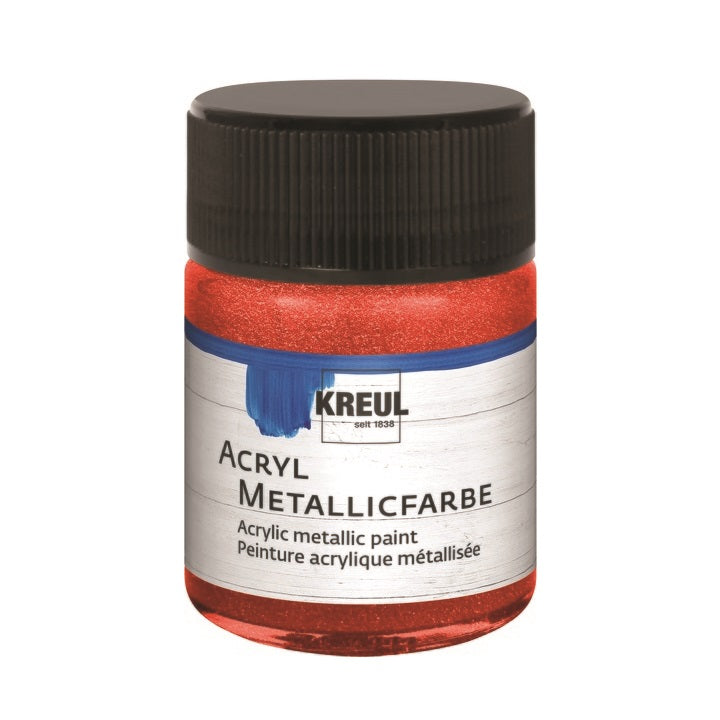 Akrylové barvy KREUL METALLIC 50 ml