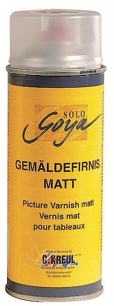 Závěrečný lak ve spreji Solo Goya 400 ml - matný