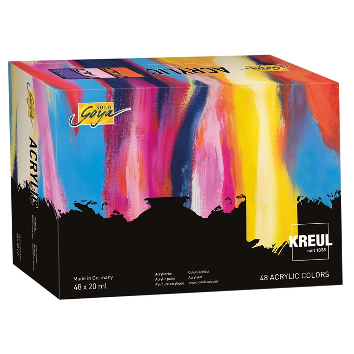 Sada akrylových barev  Solo Goya KREUL 48 x 20 ml