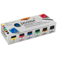 Sada barev na světlý textil JAVANA Basic Colors 6x20 ml