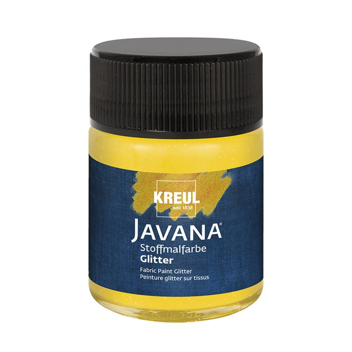 Barva na textil JAVANA třpytivá 50 ml – Gold