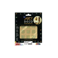 KREUL zlaté dekorační fóliové čtverce 140 x 140 mm 6 ks
