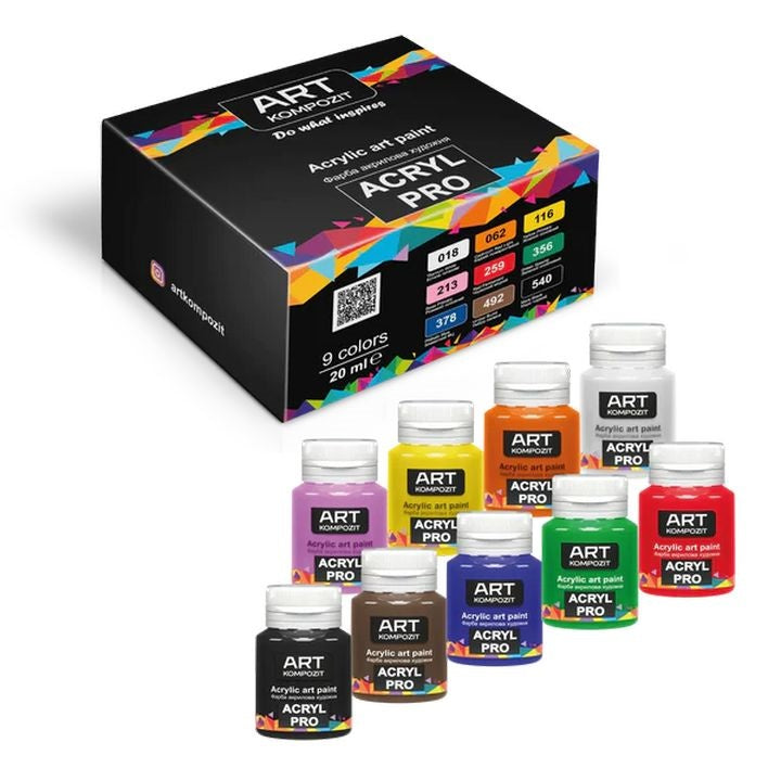 Sada akrylových barev ACRYL PRO Kompozit