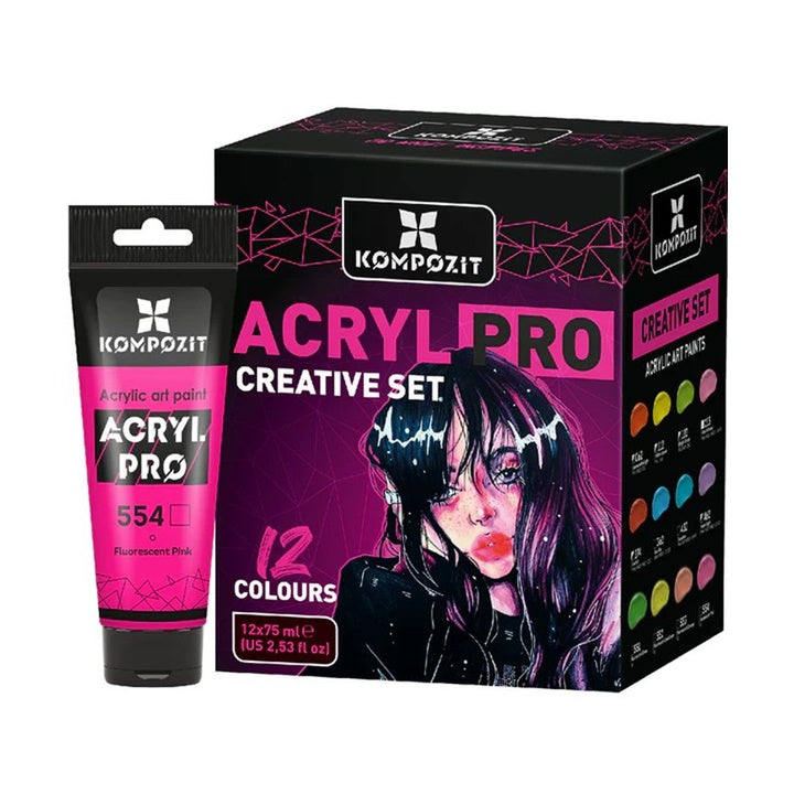 Sada akrylových barev ACRYL PRO CREATIVE