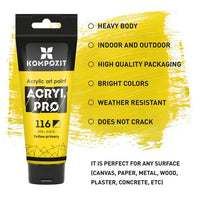 ACRYL PRO PROFESSIONAL Sada akrylových barev 12x75 ml