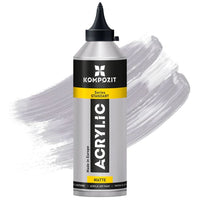 Metalická akrylová barva STANDART Kompozit 500 ml – 91 Stříbro