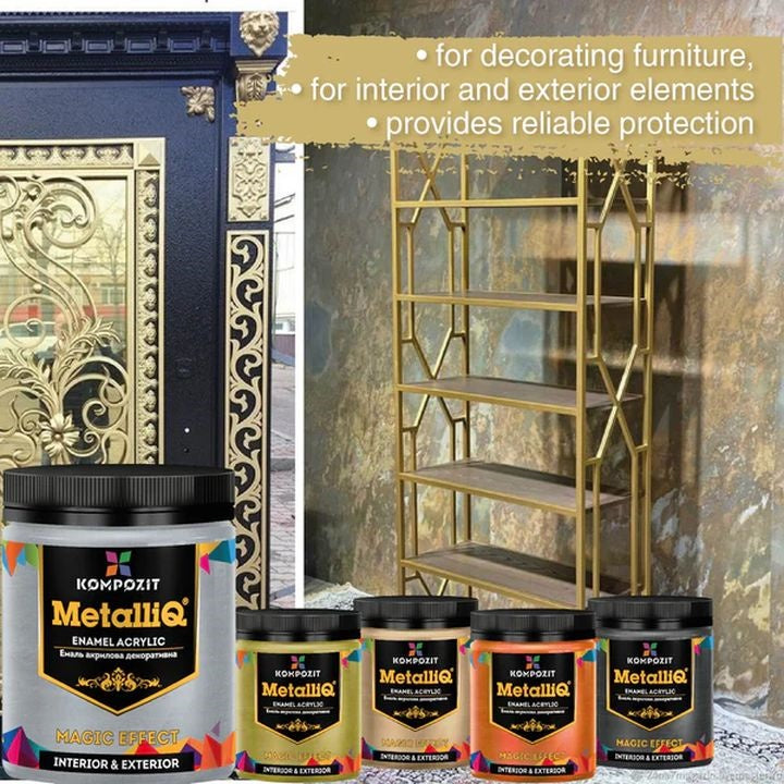 MetalliQ Kompozit metalická akrylová barva 500g