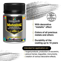 MetalliQ Kompozit Akrylová barva s metalickým efektem 70g