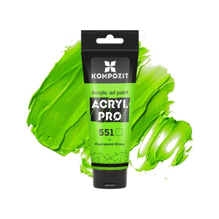 Fluorescenční akrylová barva ACRYL PRO ART Kompozit 75 ml