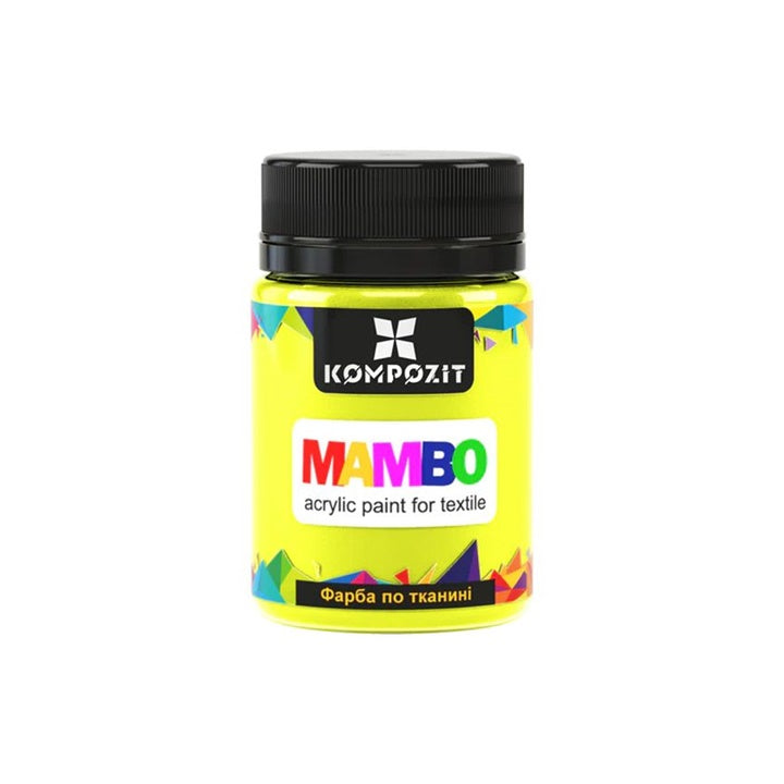 MAMBO Fluorescenční barva na textil a kůži 50 ml