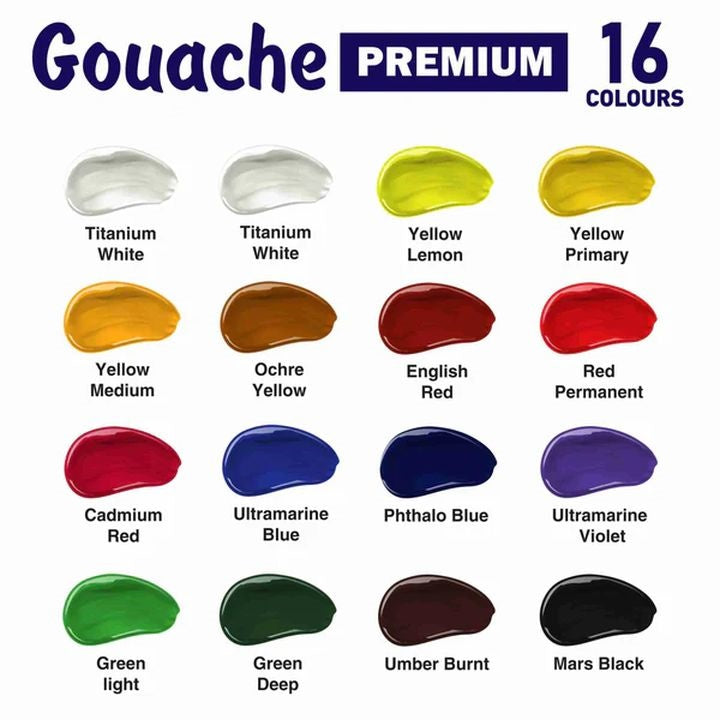 Prémiová ART Kompozit Gouache Paint Set