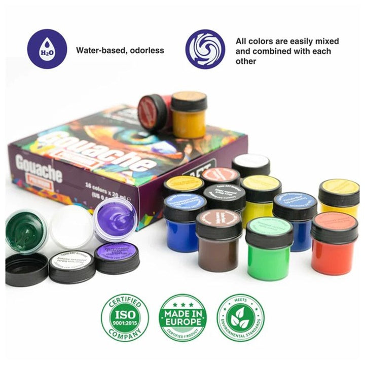 Prémiová ART Kompozit Gouache Paint Set