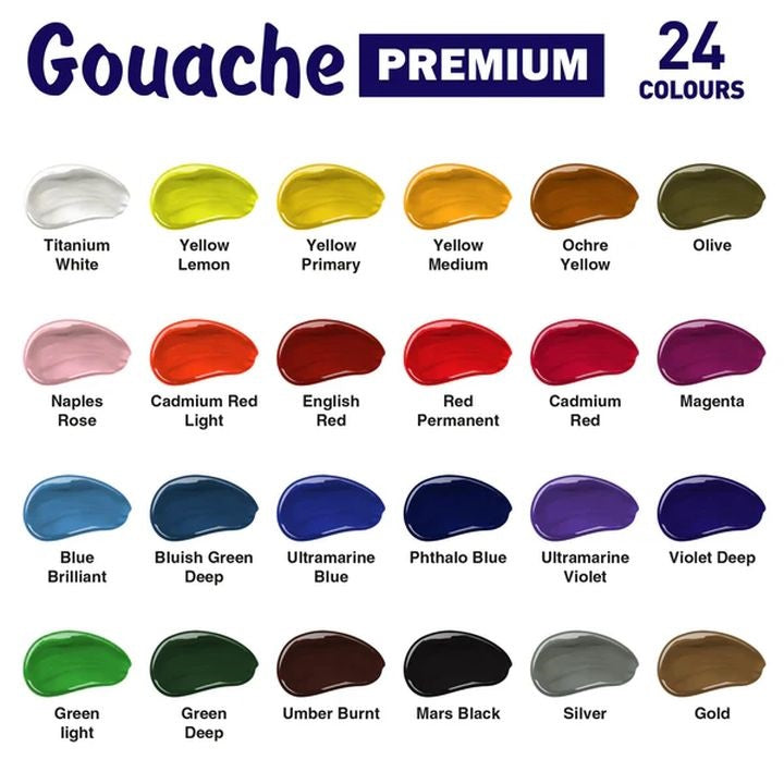 Prémiová ART Kompozit Gouache Paint Set