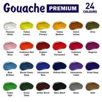 Prémiová ART Kompozit Gouache Paint Set