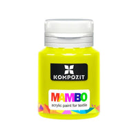 MAMBO Akrylová barva na textil a kůži 20 ml – 03 Citronově žlutá