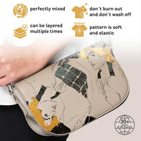 Sada metalických barev na textil a kůži Mambo