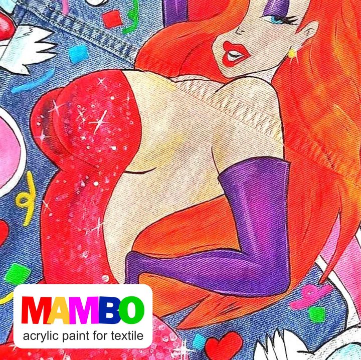 MAMBO metalická barva na textil a kůži 20 ml