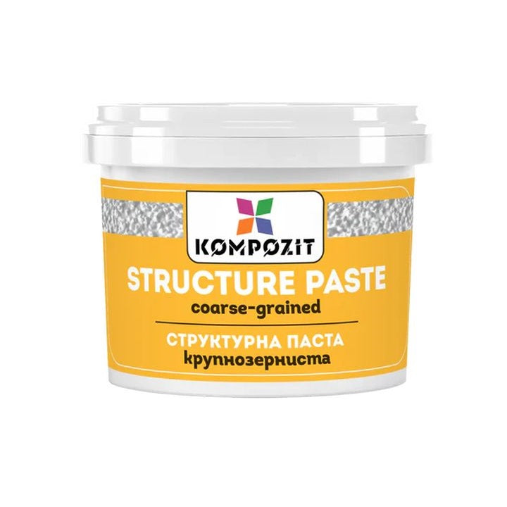 Bílá hrubozrnná strukturovací pasta od Kompozit