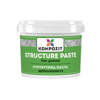 Bílá jemnozrnná strukturovací pasta od Kompozit