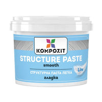 Bílá hladká strukturovací pasta LITE