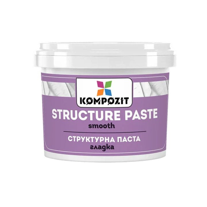 Hladká bílá strukturovací pasta od Kompozit