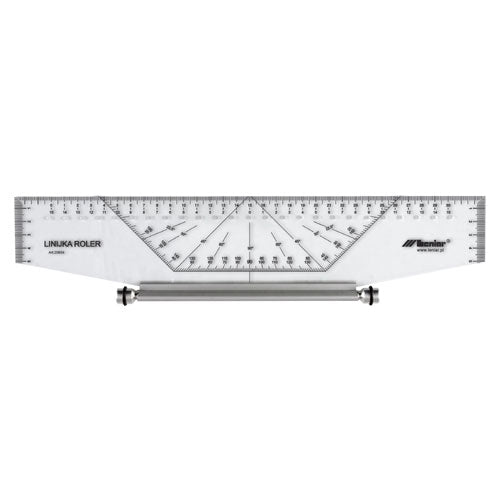 Profesionální multifunkční pravítko ROLLER 25 cm - LENIAR