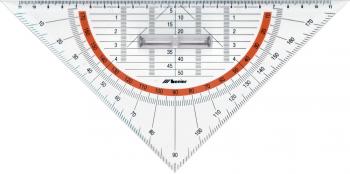 Geo trojúhelník s úchytem LENIAR - 25 cm