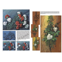 Leonardo Collection 21 Flowers Drawing Book