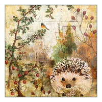 Eko ubrousky na dekupáž Autumn Hedgehog - 1ks