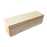 Dřevěná kazeta na víno se zapínáním