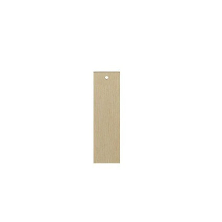 Dřevěný polotovar pro výrobu bižuterie - obdélník 5.5 cm