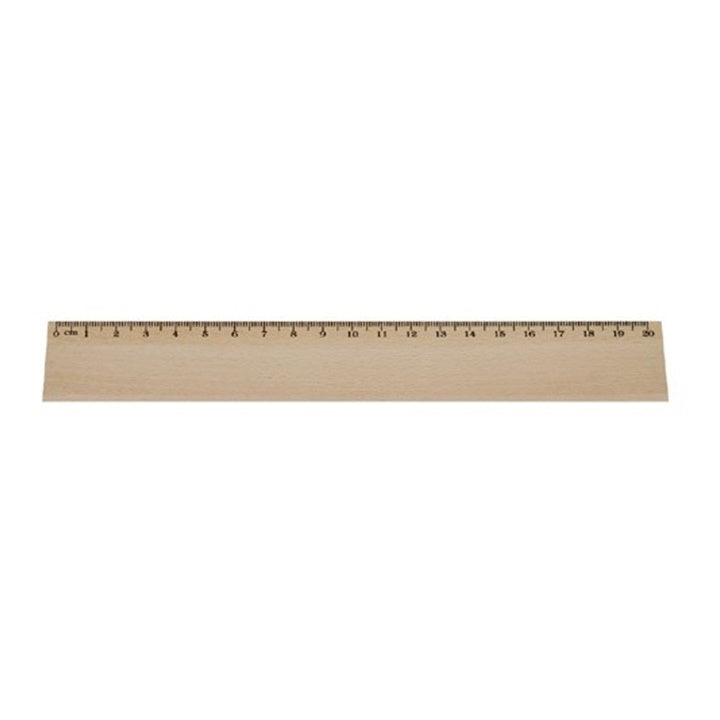 Dřevěné pravítko 20 cm