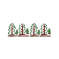 Šablona XL Forest 22x67 cm