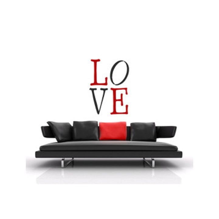 Šablona XXL LOVE 4dílná 70x100 cm