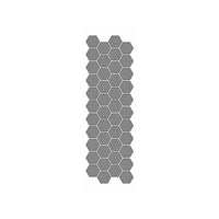 Šablona Honeycomb 13x40 cm