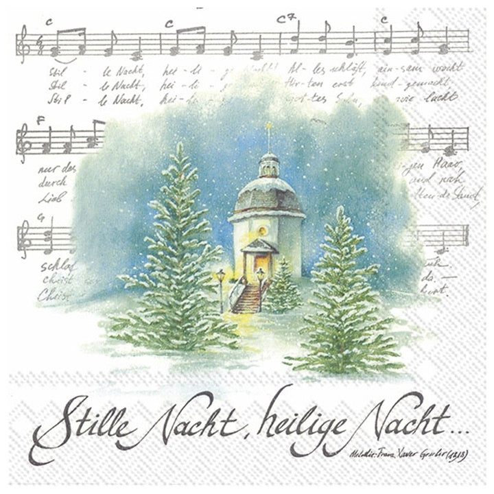 Ubrousky na dekupáž Silent Night - 1 ks