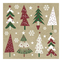 Ubrousky na dekupáž Christmas Trees - 1 ks